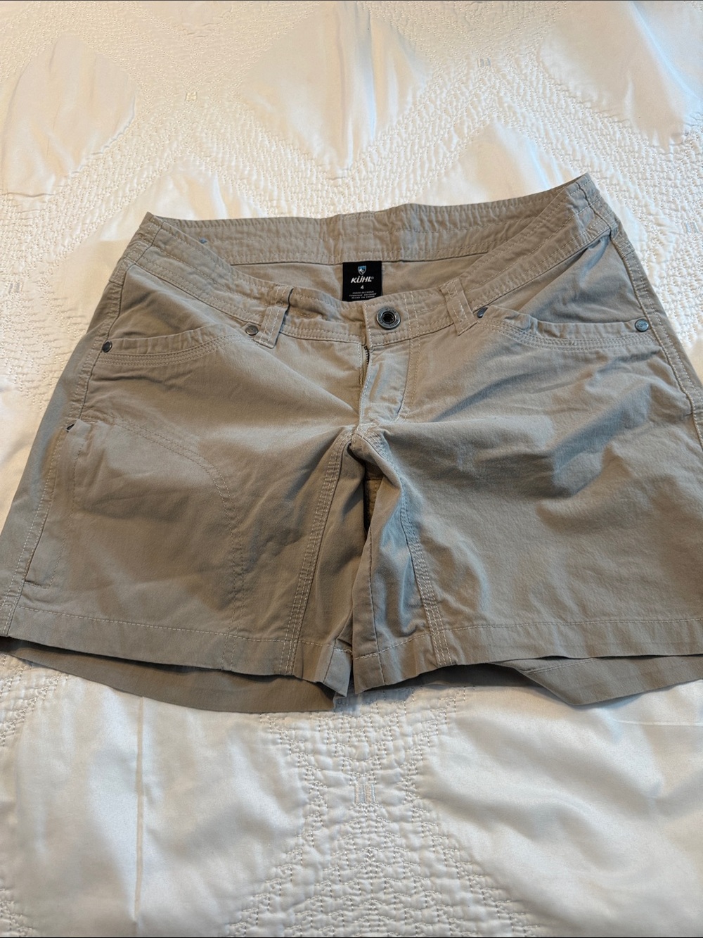 Kuhl Women’s Khaki Outdoor Shorts